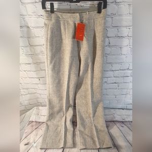Anne Klein NWT Vintage 100% Wool Oatmeal Pants Size 6
